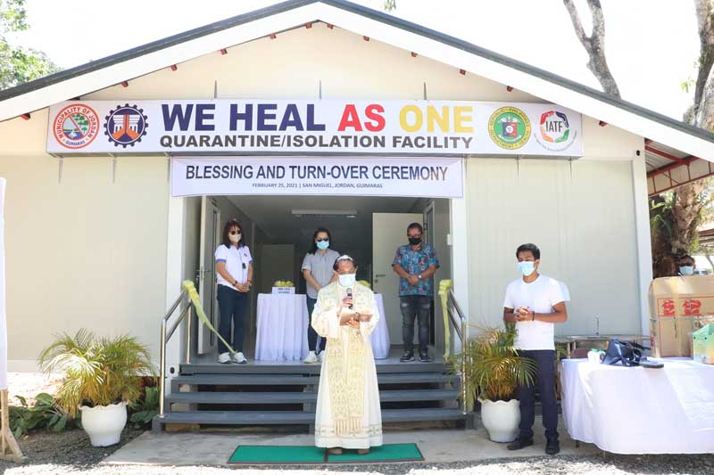 Guimaras Receives Quarantine Facility From DPWH
