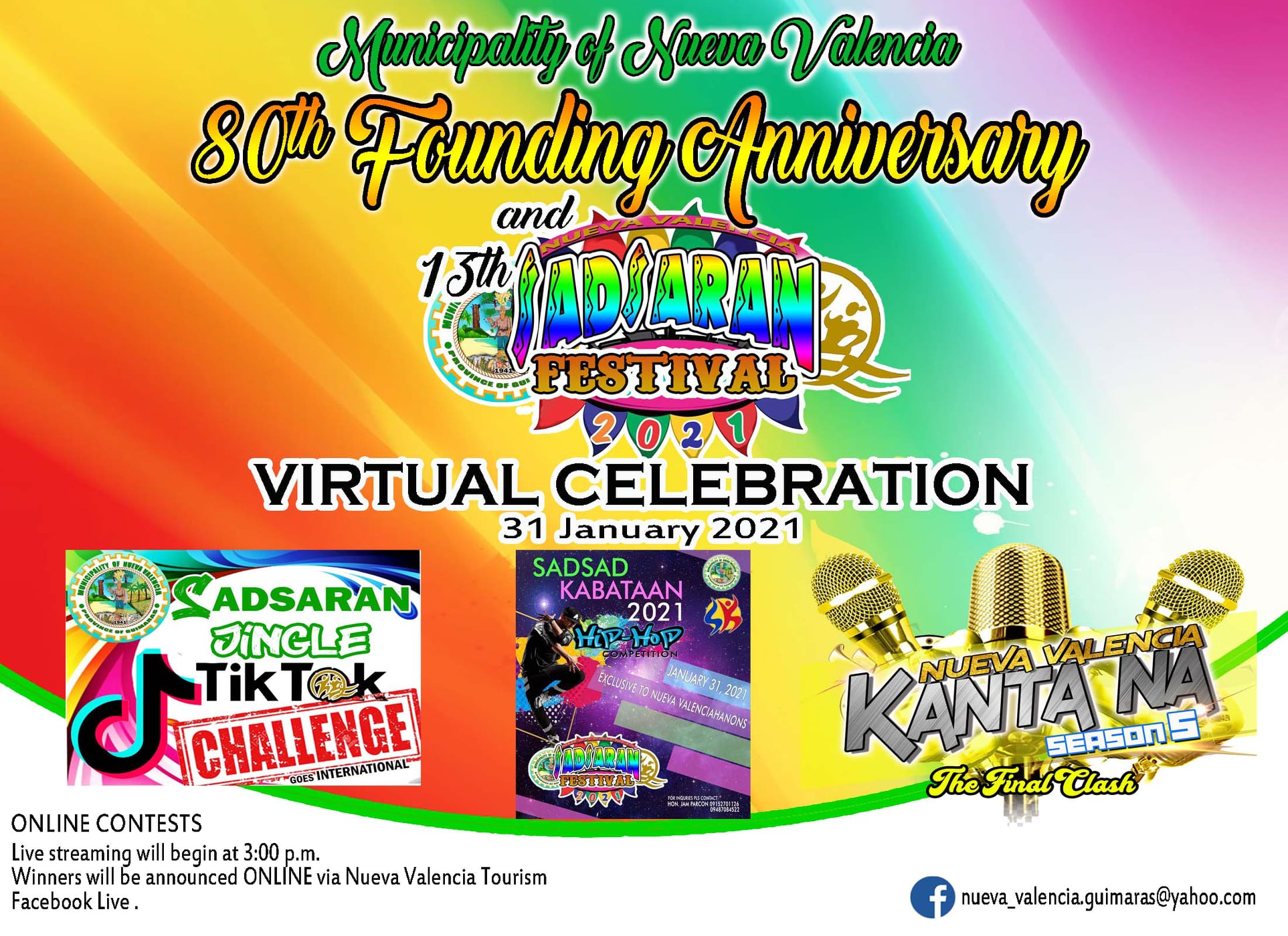 Nueva Valencia 80th Founding Anniversary & 13th Sadsaran Festival Virtual Celebration