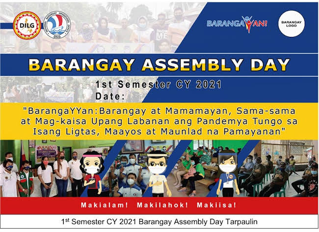 Barangay Assembly 1st Semester CY 2021