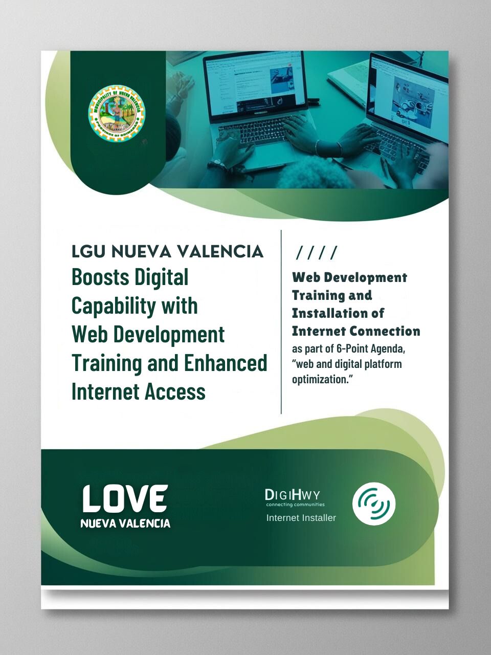 LGU Nueva Valencia Boosts Digital Capability with Web Development Training and Enhanced Internet Access